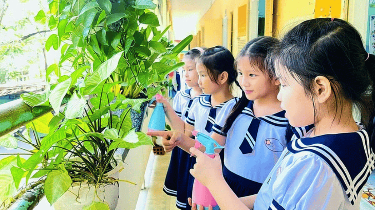 ‘Mỗi trường học phải là khu vườn xanh’